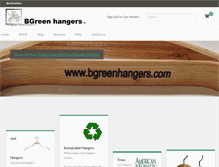 Tablet Screenshot of bgreenhangers.com